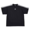 BALENCIAGA ADIDAS T-SHIRT OVERSIZED IN BLACK - BAS017