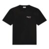 BALENCIAGA MEN'S POLITICAL CAMPAIGN T-SHIRT REGULAR FIT IN BLACK - BAS002