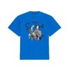 BALENCIAGA MEN'S THE SIMPSONS TM  20TH TELEVISION T-SHIRT OVERSIZED IN INDIGO - BAS006