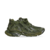 BALENCIAGA RUNNER TRAINERS IN DARK GREEN MESH AND NYLON - BLA025