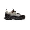 BURBERRY BLACK AND WHITE CANVAS ARTHUR SNEAKERS - BBR021