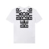 BURBERRY LOGO PRINT COTTON OVERSIZED T-SHIRT IN WHITE - BRS004