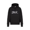 DIOR AND PETER DOIG HOODED SWEATSHIRT BLACK - DOS009