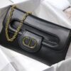 DIOR AUTHENTICATED AVENUE HANDBAG LEATHER BLACK - DOB113