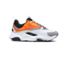 DIOR B22 SNEAKERS BLACK AND WHITE TECHNICAL MESH WITH ORANGE AND WHITE SMOOTH CALFSKIN - DO003