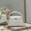 DIOR CARO D-COSY BAG LATTE SUPPLE CANNAGE CALFSKIN - DOB088