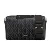 DIOR LINGOT 22 BAG BLACK CD DIAMOND CANVAS - DIO015