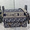 DIOR MEDIUM DIORCAMP BAG BLUE DIOR OBLIQUE EMBROIDERY - DOB077