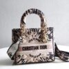 DIOR MEDIUM LADY D-LITE BAG IN MULTICOLOR TIE EMBROIDERY - DOB016