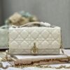 DIOR MISS DIOR MINI BAG LATTE CANNAGE LAMBSKIN - DOB057