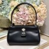DIOR SMALL DIOR KEY BAG BLACK BOX CALFSKIN - DOB021