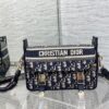 DIOR SMALL DIORCAMP BAG BLUE DIOR OBLIQUE EMBROIDERY - DOB076