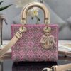 DIOR SMALL LADY DIOR PINK BAG - DOB039