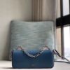FENDI FIRST SIGHT BLUE LEATHER MINI BAG - F032