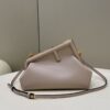 FENDI FIRST SMALL DOVE GREY LEATHER BAG - F050
