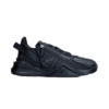 FENDI FLOW BLACK LEATHER LOW TOPS - FDS017