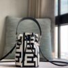 FENDI MON TRESOR TWO TONE LEATHER FENDI BY MACR JACOBS MINI BAG - F042