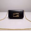 FENDI WALLET ON CHAIN WITH POUCHES BLACK MINI BAG - F054