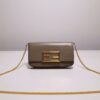 FENDI WALLET ON CHAIN WITH POUCHES BROWN MINI BAG - F055