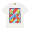 GUCCI BUNNY PRINT COTTON JERSEY T-SHIRT - GGS024