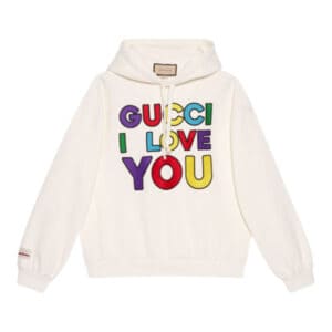 GUCCI COTTON JERSEY SWEATSHIRT WITH PRINT - GCK031