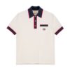 GUCCI COTTON PIQUET POLO WITH INTERLOCKING G - GGS031