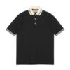 GUCCI COTTON PIQUET POLO WITH INTERLOCKING G - GGS035