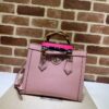 GUCCI DIANA SMALL NOTE BAG IN PINK LEATHER - GB04