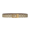 GUCCI GG BELT WITH RECTANGULAR BUCKLE - GB045