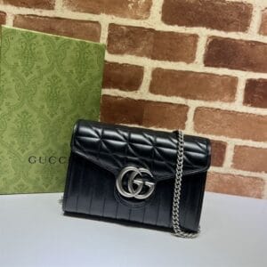 GUCCI GG MARMONT MINI BLACK BAG - GB54