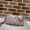 GUCCI GG MATELASSE HANDBAG WITH PINK LEATHER - GB88