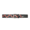 GUCCI GG SUPREME BELT WITH KINGSNAKE PRINT - GB035