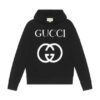 GUCCI HOODED SWEATSHIRT WITH INTERLOCKING G - GCK007