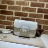 GUCCI HORSEBIT 1955 MINI BAG IN WHITE LEATHER - GB10