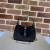 GUCCI JACKIE 1961 LIZARD MINI BAG IN BLACK - GB77