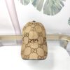 GUCCI JUMBO GG CANVAS BASEBALL HAT - GH103