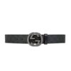 GUCCI MEN'S BLACK GG SUPREME BELT WITH G BUCKLE - GB001