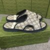 GUCCI MEN'S GG SUPREME SLIDE SANDAL - GSL034
