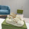 GUCCI MEN'S GUCCI SANDAL WHITE LEATHER - GSL010