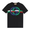 GUCCI ROUND GG PRINT COTTON T-SHIRT - GGS039