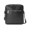 GUCCI SIGNATURE LEATHER FLAT MESSENGER - BG044