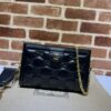 GUCCI SMALL GG QUILTED LEATHER BAG IN BLACK - GB29