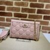 GUCCI SMALL GG QUILTED LEATHER BAG IN PINK - GB30