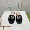 GUCCI WOMEN'S INTERLOCKING G CUT-OUT SLIDE SANDAL - GSL012