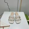 GUCCI WOMEN'S INTERLOCKING G CUT-OUT SLIDE SANDAL - GSL013