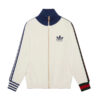 GUCCI X ADIDAS VISCOSE ZIP-UP JACKET WHITE - GCJ020