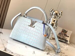 LOUIS VUITTON CAPUCINES BB Light Blue - LW052