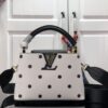 LOUIS VUITTON CAPUCINES MINI White and Black - LW094
