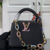 LOUIS VUITTON CAPUCINES MINI BLACK - LW108