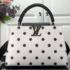 LOUIS VUITTON CAPUCINES MM White And Black - LW095
